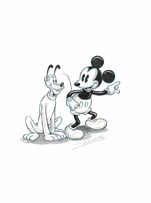 520x700 Vendetta, Z - Pluto Disney Drawing