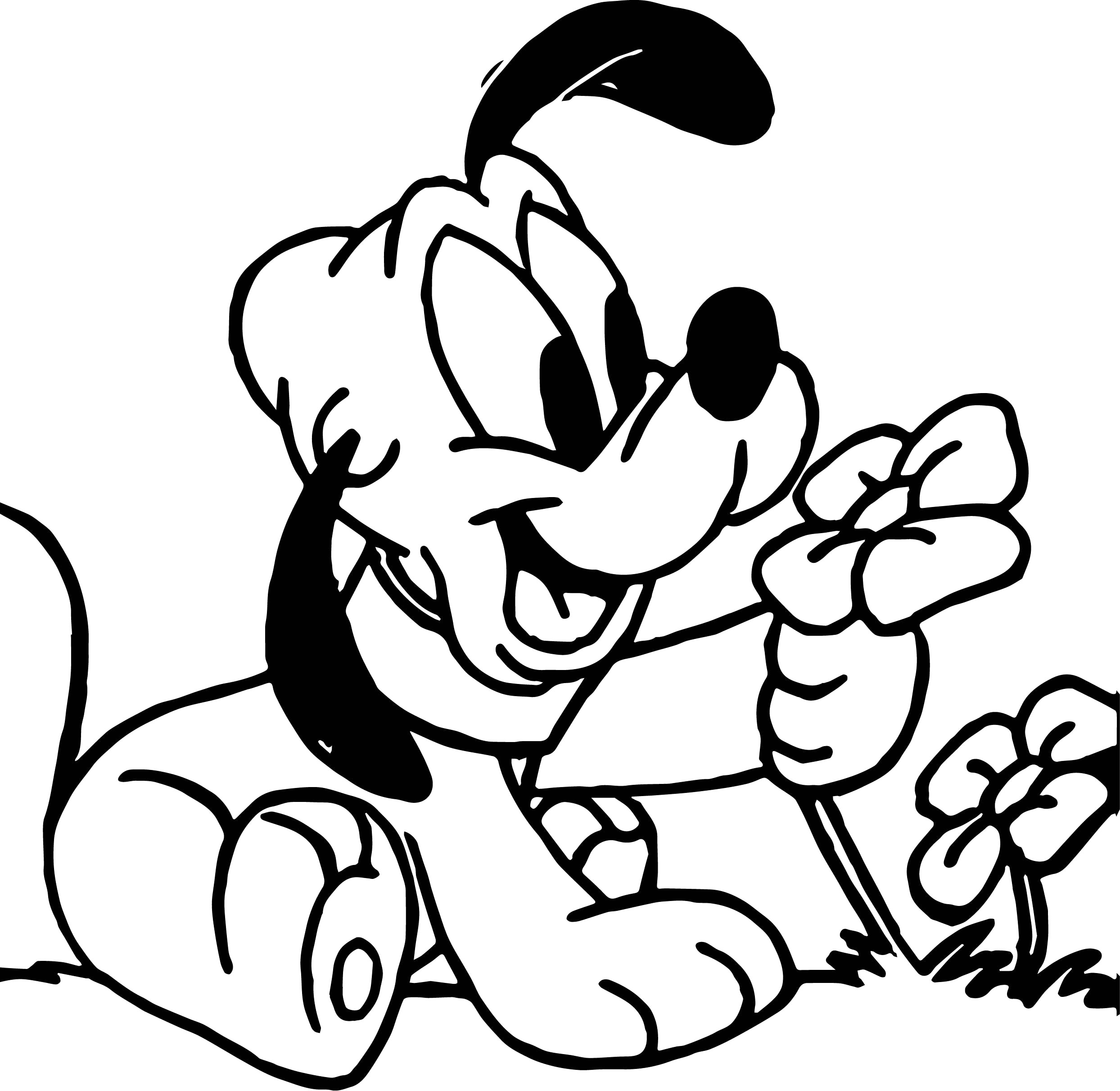 Download Pluto Disney Drawing at PaintingValley.com | Explore collection of Pluto Disney Drawing