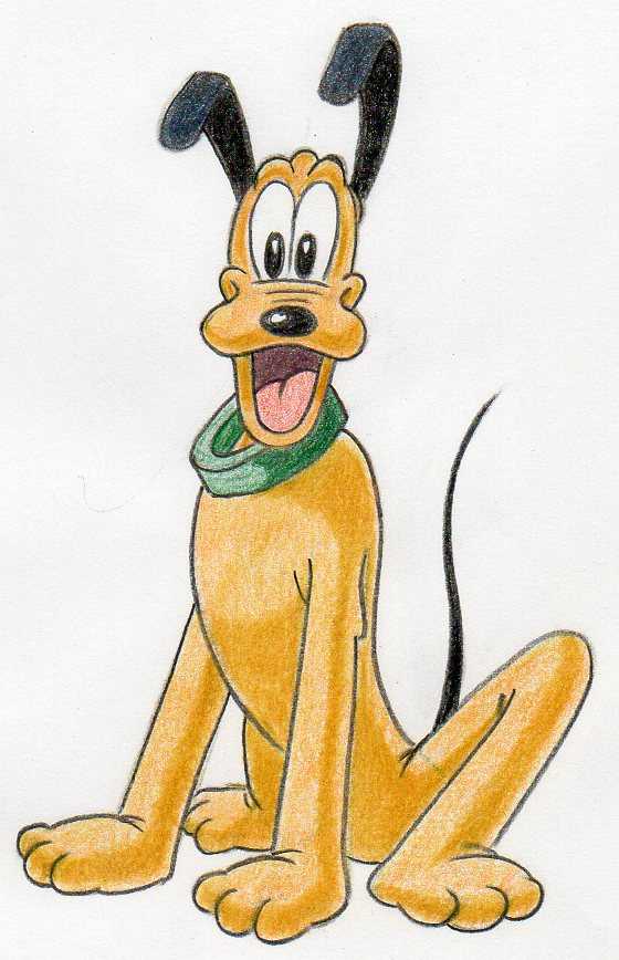 560x868 learn how to draw pluto pup - Pluto Drawing