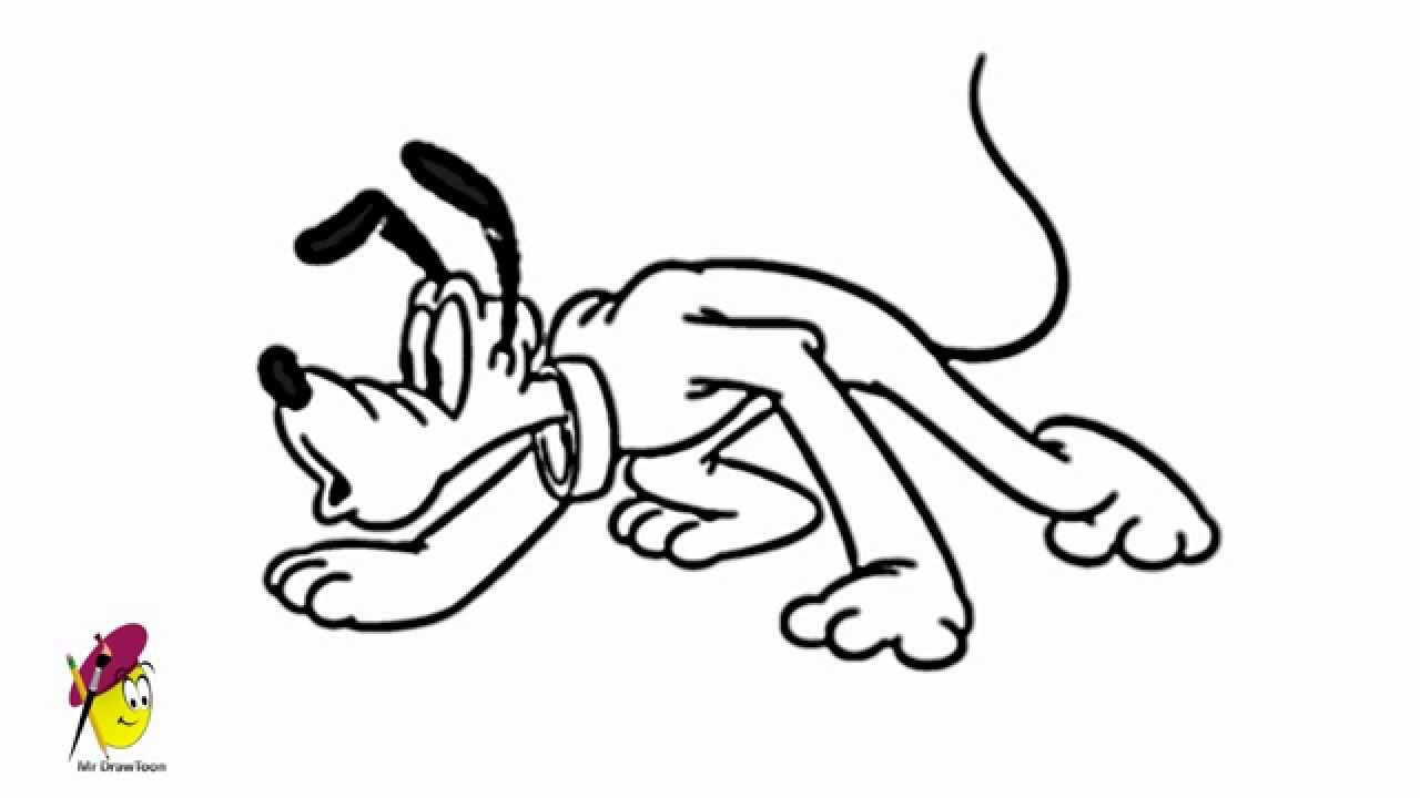 1280x720 pluto dog from mickey mouse series - Pluto Drawing