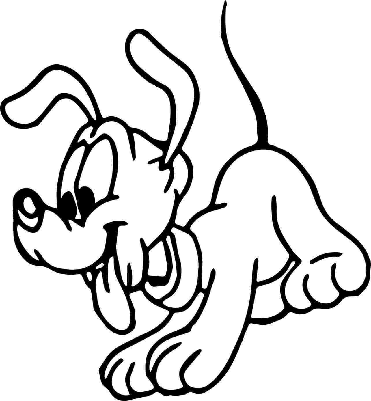 1285x1389 rhvikingclicksco coloring pluto dog drawing a dog best pages pluto - Pluto Drawing