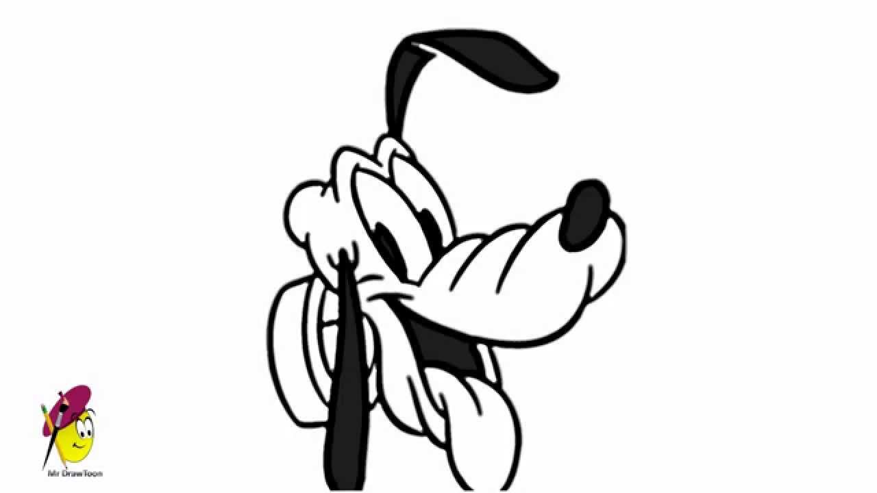 1280x720 face of pluto - Pluto Drawing