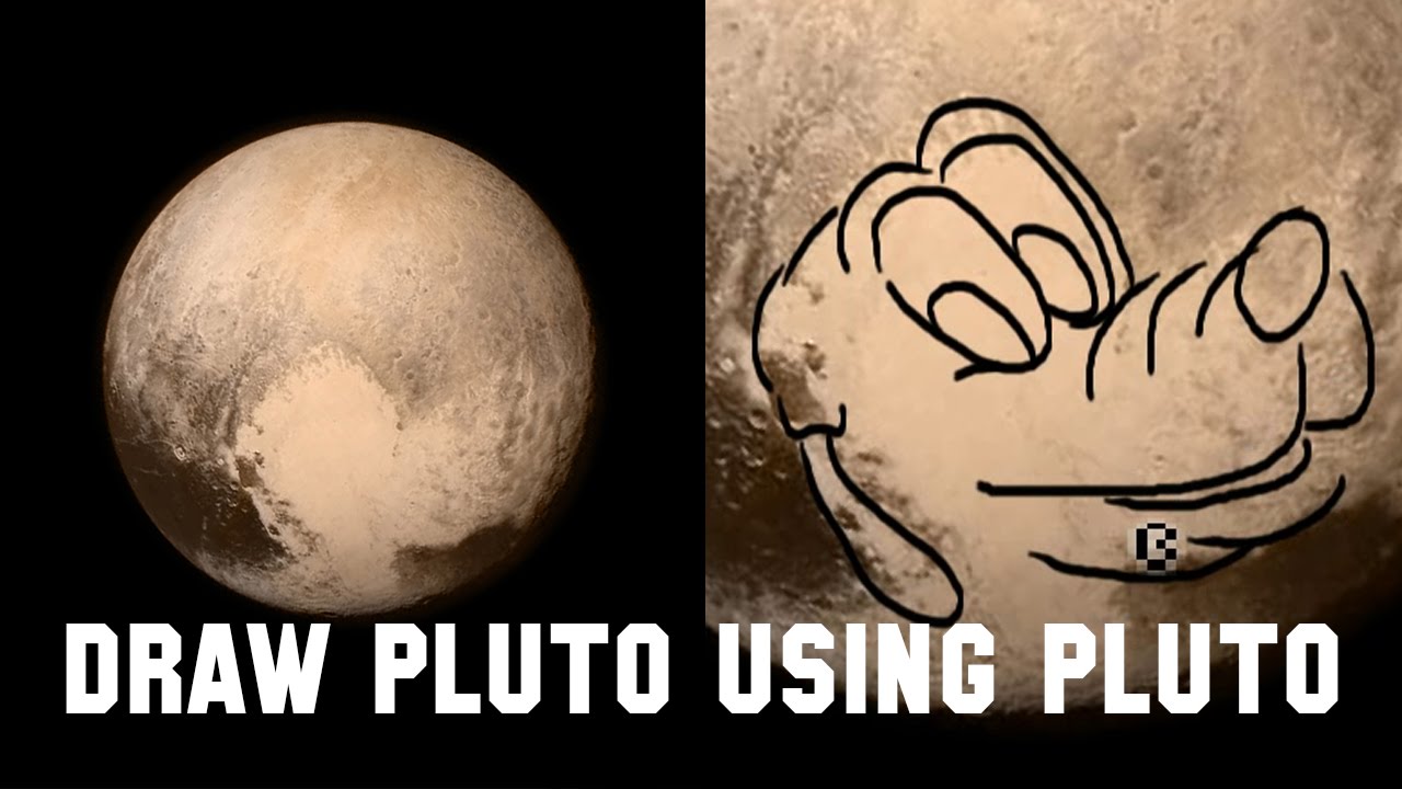 1280x720 how to draw pluto the dog using pluto the planet - Pluto Planet Drawing