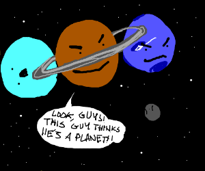 300x250 saturn bullying pluto pluto is a real planet drawing - Pluto Planet Drawing