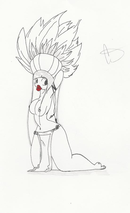 552x900 pocahontas drawing - Pocahontas Drawing