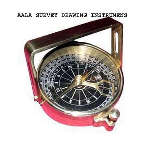 500x500 golden and red clinometer compass, aala survey drawing instruments - Pocket Compass Drawing