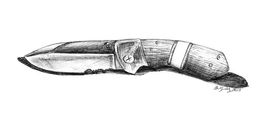 900x416 pocket knife - Pocket Knife Drawing