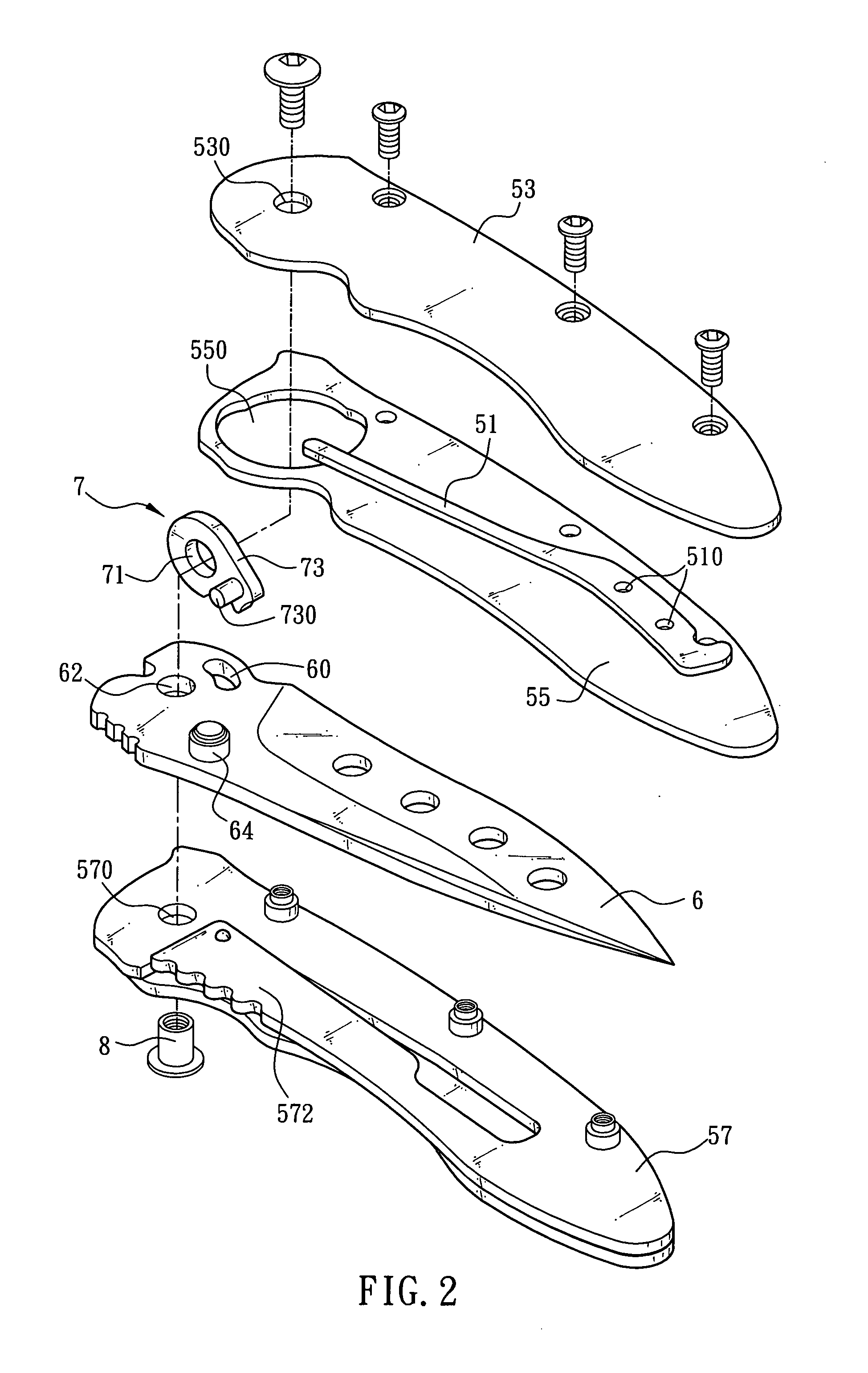 1949x3082 components of a pocket knife - Pocket Knife Drawing