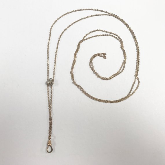 570x570 antique gold filled pocket watch chain necklace spring etsy - Pocket Watch Chain Drawing