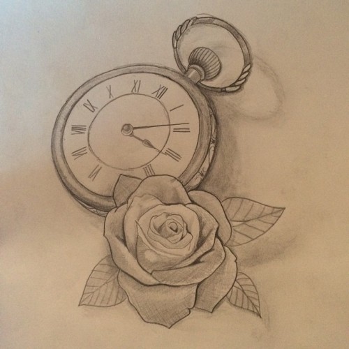 500x500 Tumblr - Pocket Watch Drawing Tumblr