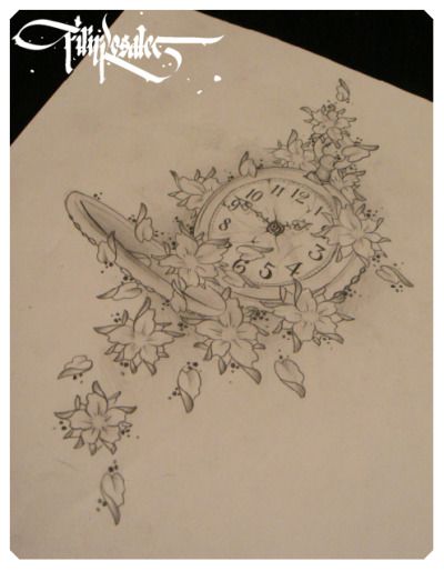 400x514 old clock tumblr tattoos tattoos, tattoo sketches, watch tattoos - Pocket Watch Drawing Tumblr