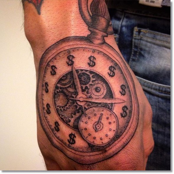 590x590 brilliant pocket watch tattoo designs ever made - Pocket Watch Tattoo Drawing
