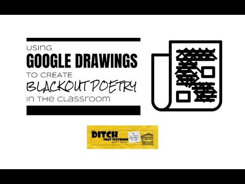 480x360 use google drawings to do blackout poetry in the classroom - Poetry Drawings