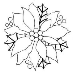 236x236 Pictures Poinsettia Drawing Outline - Poinsettia Drawing Outline