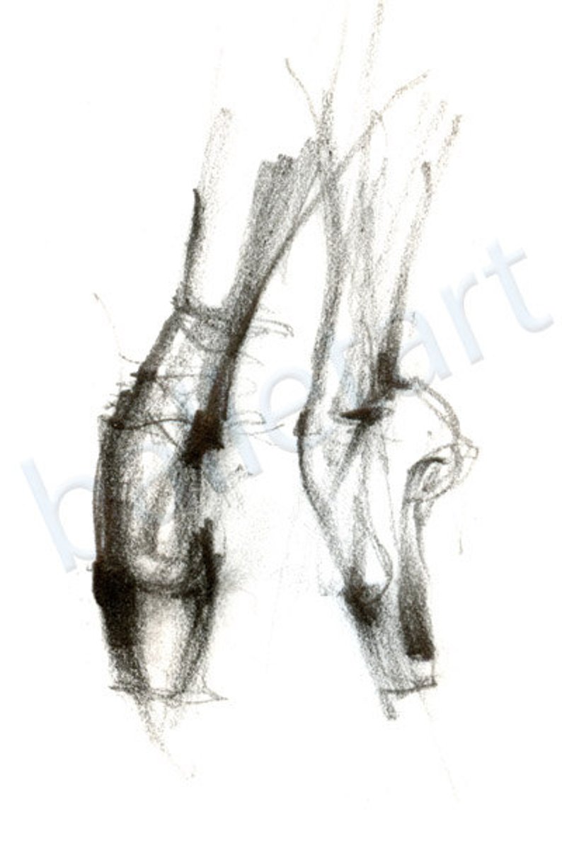 Pointe Shoes Drawing at PaintingValley.com | Explore collection of