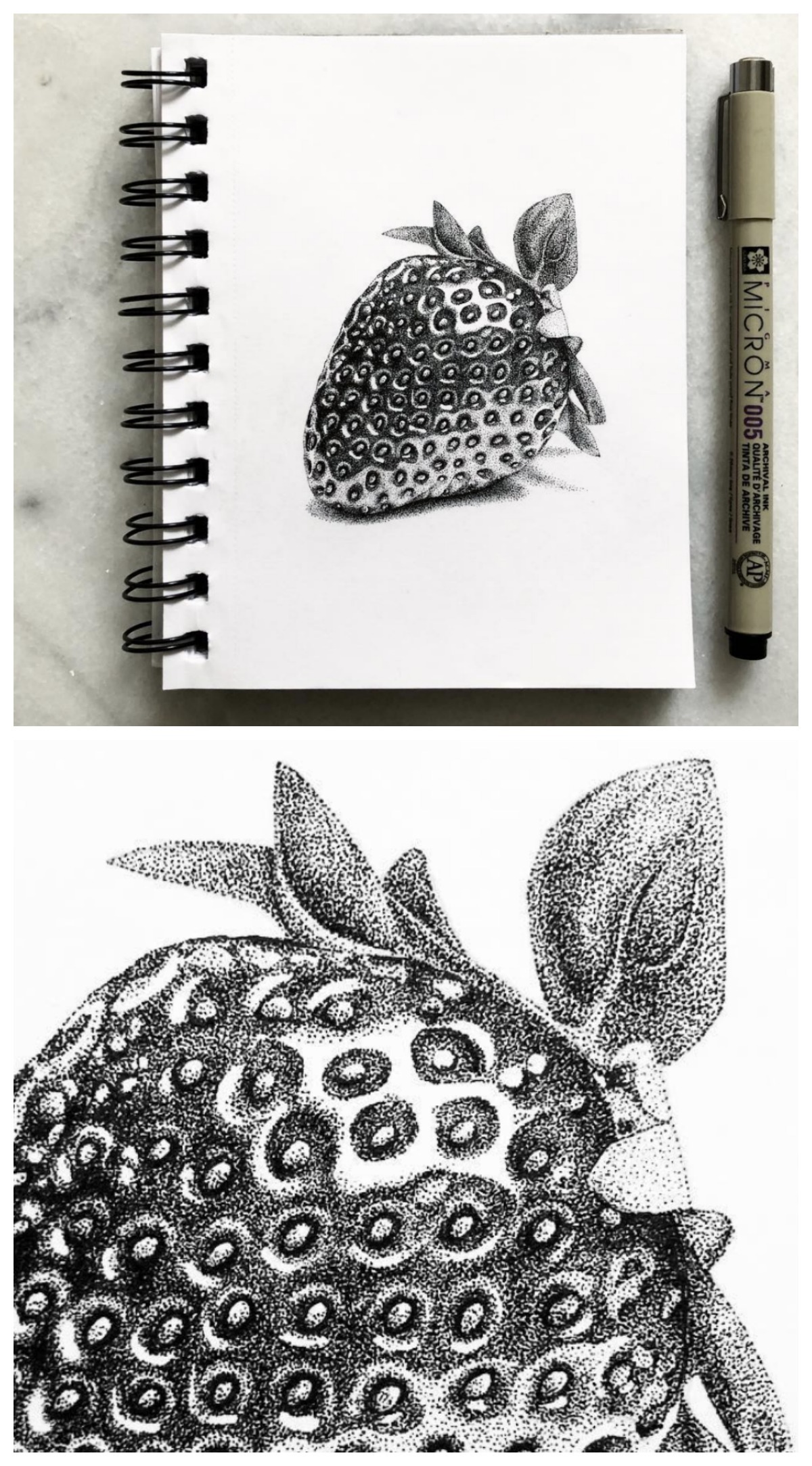 1200x2166 pointillism artists have evolved the technique surprisingly - Pointillism Drawing