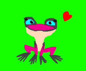 300x250 Poison Dart Frog Drawing - Poison Dart Frog Drawing