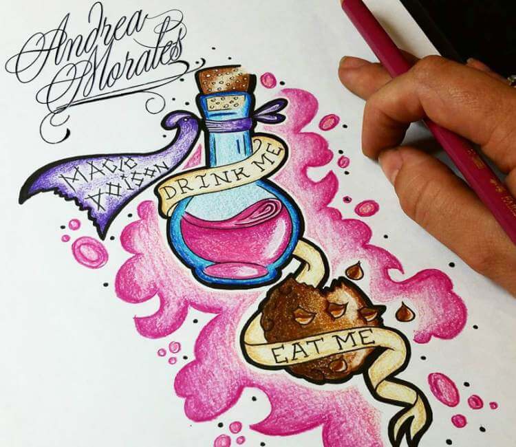 750x650 magic poison drawing - Poison Drawing