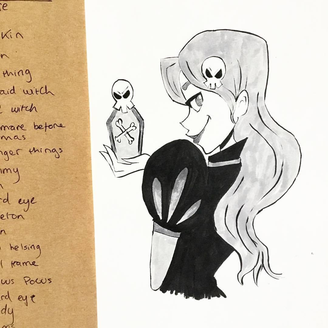 1080x1080 Sio Doodles Next On My List - Poison Drawing