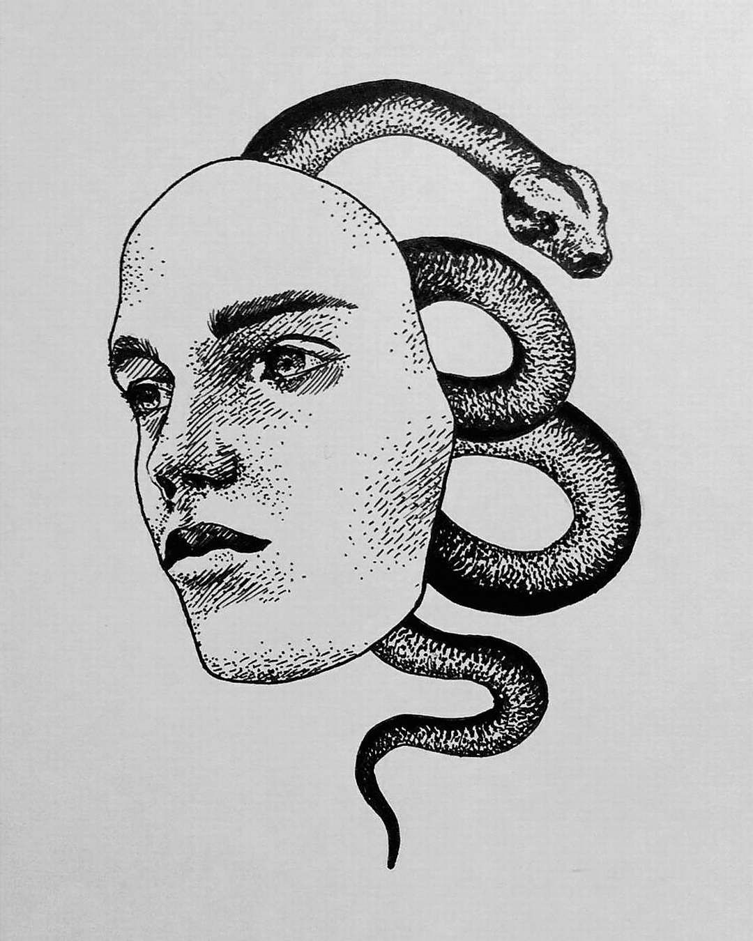 1080x1350 p o i s o n - Poison Drawing