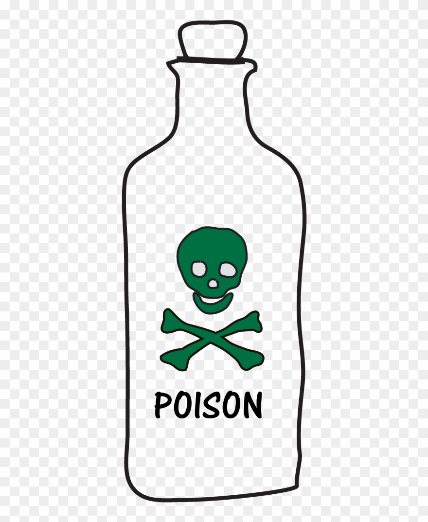 880x1073 drawing of bottle labeled poison - Poison Drawing