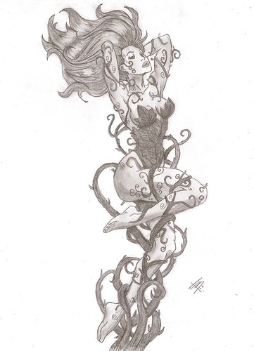 361x500 poison ivy - Poison Ivy Drawing