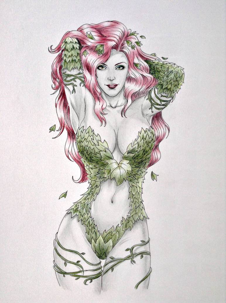 772x1034 poison ivy drawing - Poison Ivy Drawing