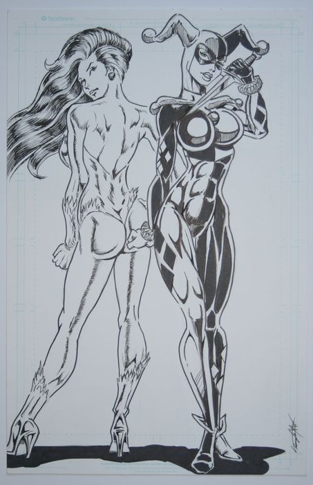 453x700 Temple, Peter - Poison Ivy Drawing