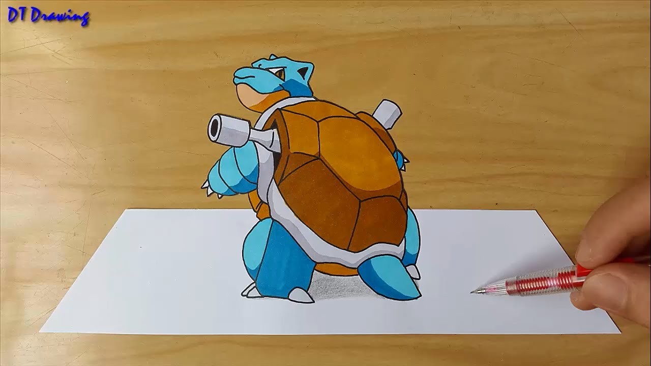 1280x720 blastoise pokemon - Pokemon 3d Drawing