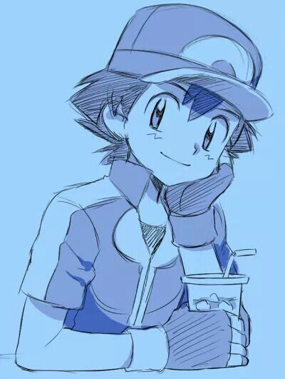 400x531 ash ketchum ^ ^ i give good credit to whoever made thisgtgtgt if - Pokemon Ash Drawing