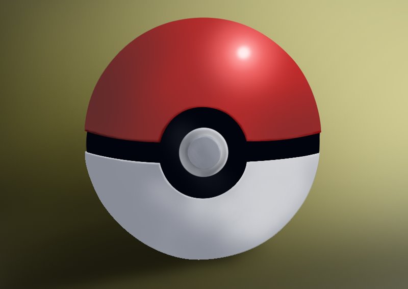 800x566 Learn How To Draw Pokeball From Pokemon - Pokemon Ball Drawing