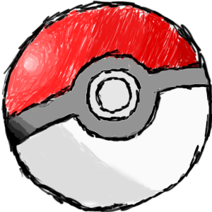 300x300 Collection Of Free Pokeball Drawing Poke Ball Download On Ui Ex - Pokemon Ball Drawing