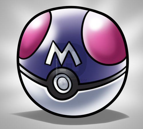 499x451 How To Draw A Master Ball From Pokemon, Step - Pokemon Ball Drawing