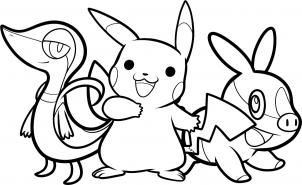 302x185 How To Draw Pokemon, Step - Pokemon Black And White Drawing