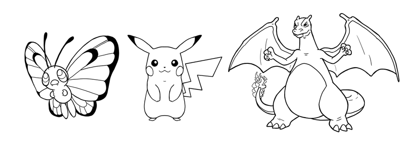850x306 How To Draw - Pokemon Black And White Drawing