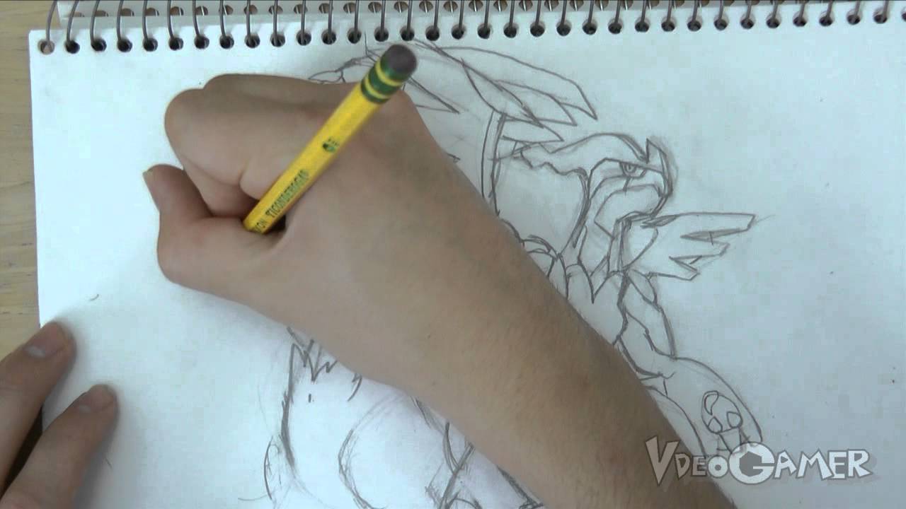 1280x720 How To Draw Zekrom And Reshiram - Pokemon Black And White Drawing