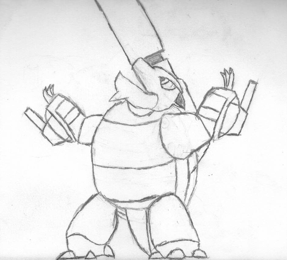 939x851 pokemon drawing challenge mega blastoise - Pokemon Blastoise Drawing