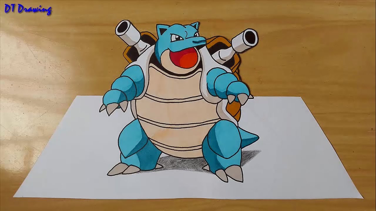 1280x720 drawing pokemon - Pokemon Blastoise Drawing