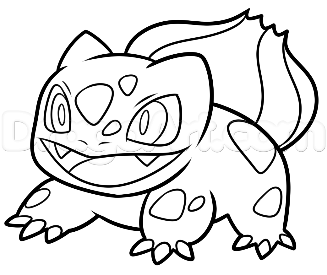 1041x876 how to draw bulbasaur from pokemon go, step - Pokemon Bulbasaur Drawing