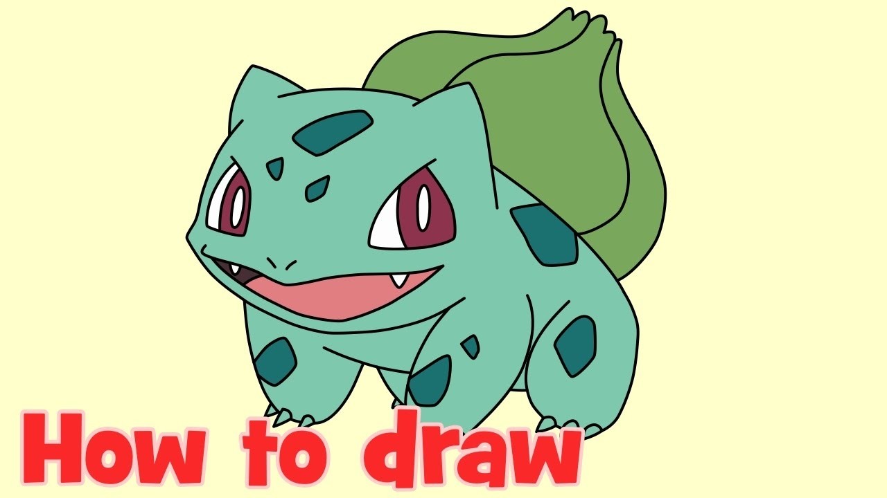 1280x720 how to draw bulbasaur pokemon go characters - Pokemon Bulbasaur Drawing