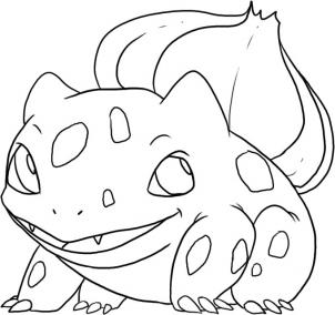 302x284 How To Draw Bulbasaur - Pokemon Bulbasaur Drawing