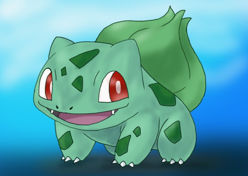 800x569 Learn How To Draw Bulbasaur From Pokemon - Pokemon Bulbasaur Drawing