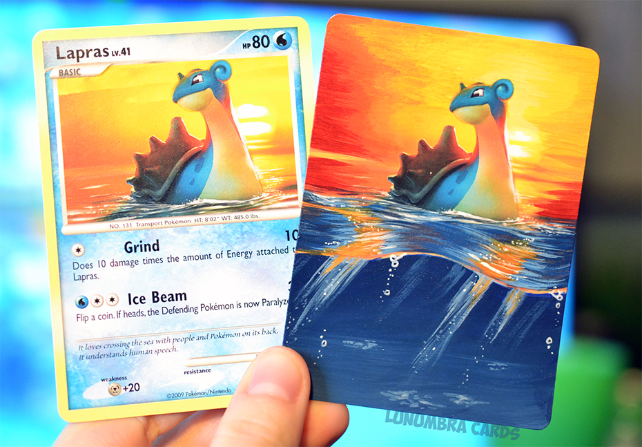 930x647 interview with card painting artist lunumbra - Pokemon Card Drawing