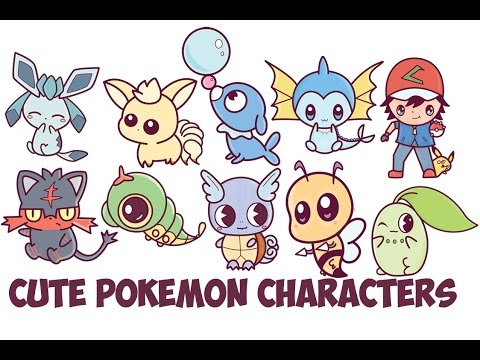 480x360 how to draw cute pokemon characters chibi kawaii easy step - Pokemon Characters Drawing