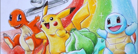 460x180 drawing pokemon characters - Pokemon Characters Drawing