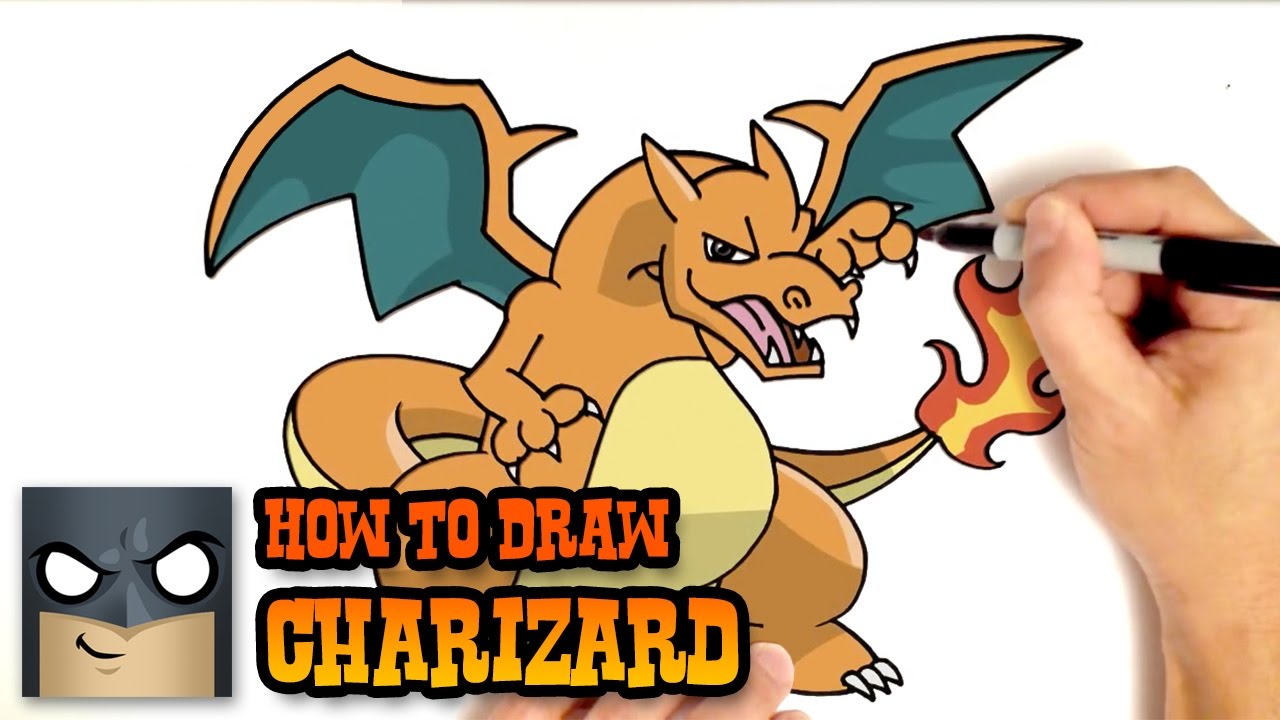 1280x720 How To Draw Charizard Pokemon - Pokemon Characters Drawing
