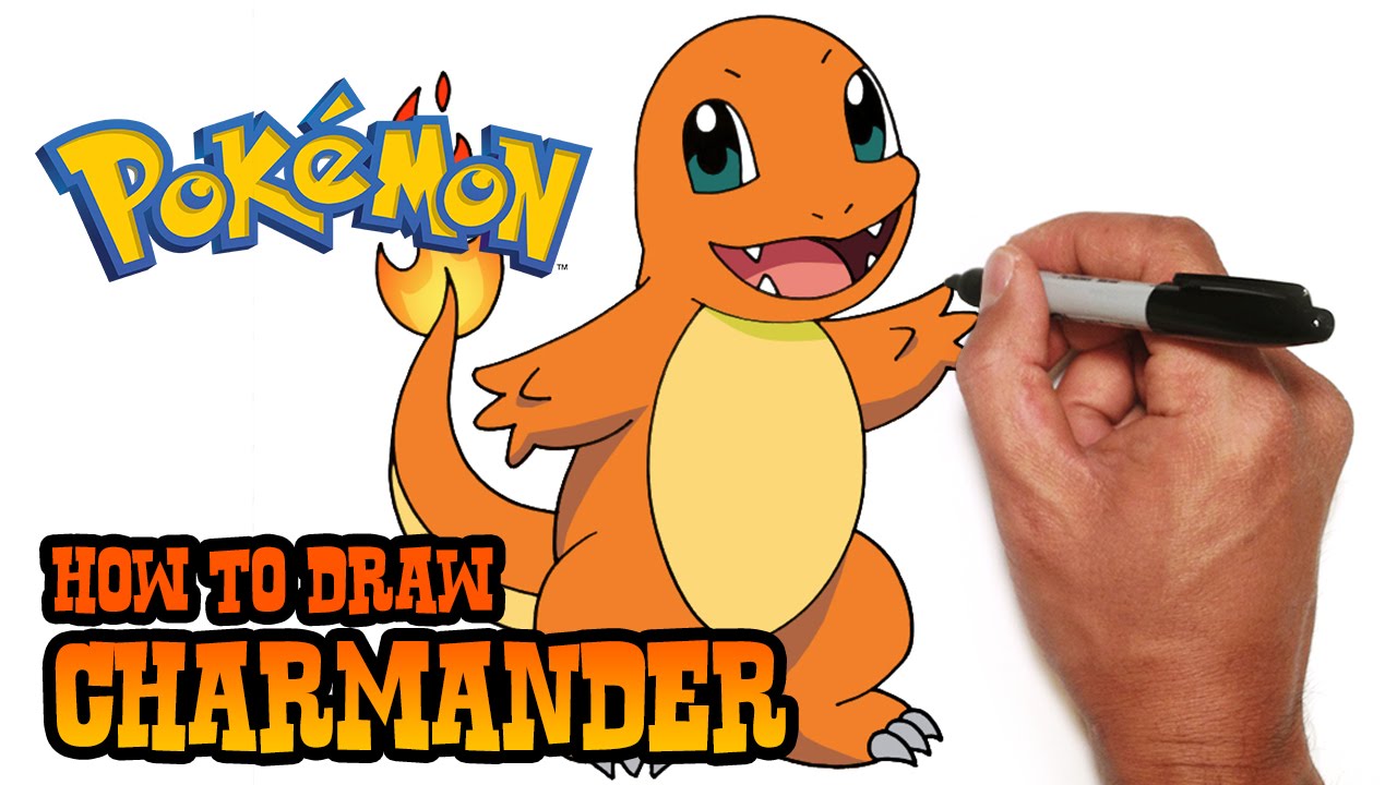 1280x720 How To Draw Charmander Pokemon - Pokemon Charmander Drawing