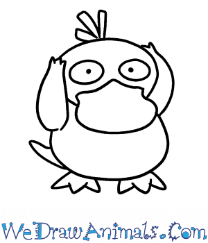 300x350 How To Draw Psyduck Pokemon - Pokemon Drawing