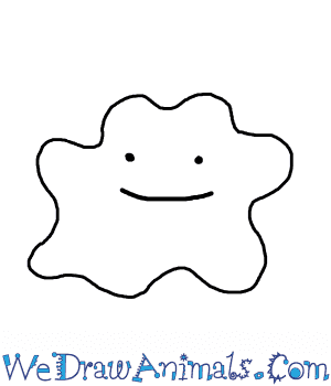 300x350 How To Draw Ditto Pokemon - Pokemon Drawing Easy