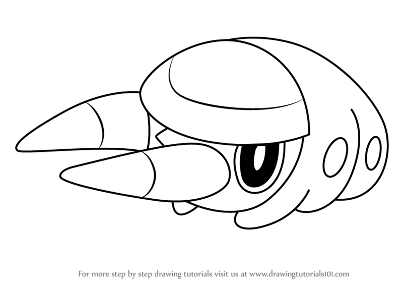 800x567 Learn How To Draw Grubbin From Pokemon Sun And Moon Sun - Pokemon Drawing Games